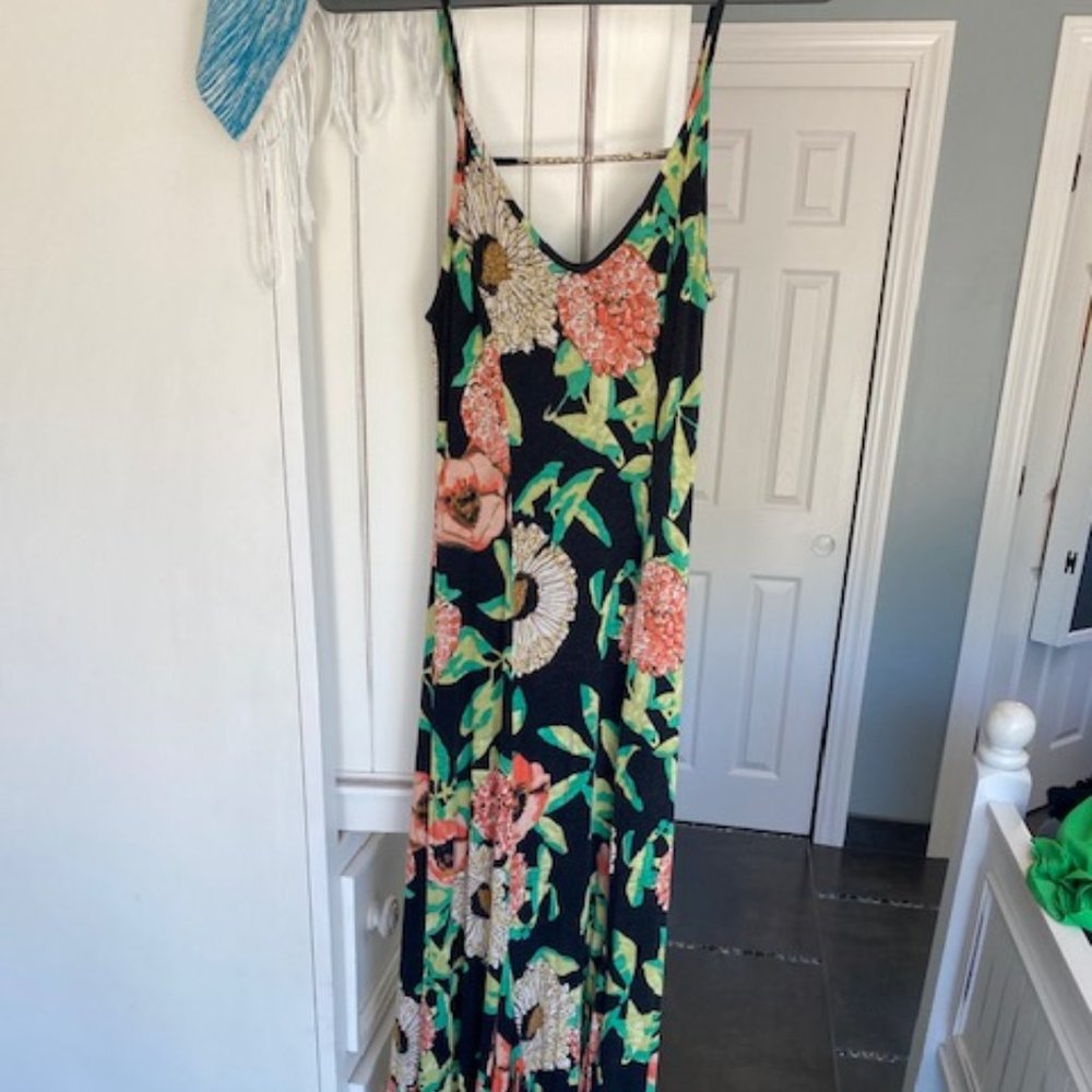 XS Floral long Maxi dress